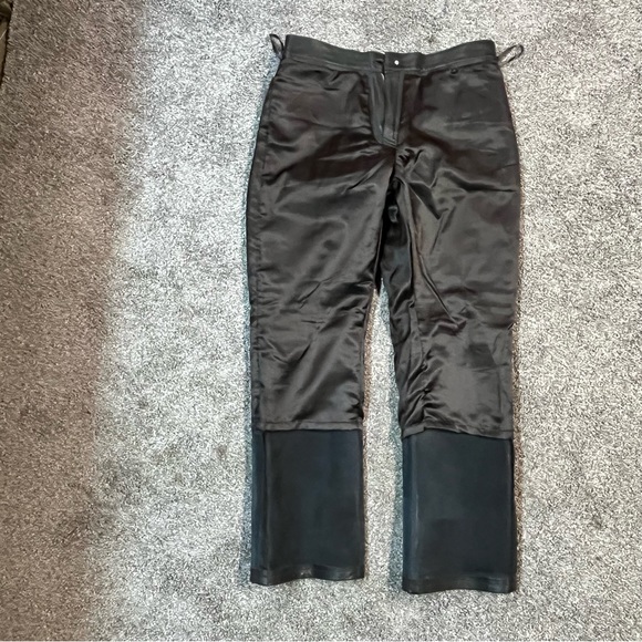 Old Navy leather pants. - Picture 6 of 13